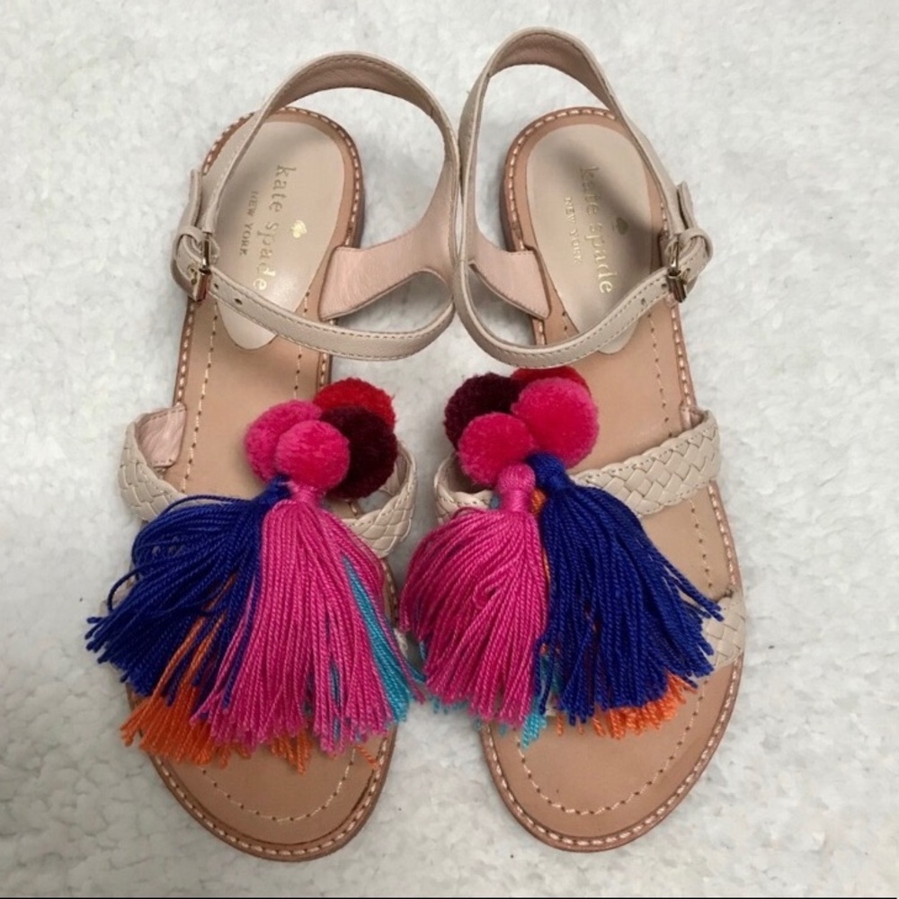 Kate Spade Pom Tassel Sandals